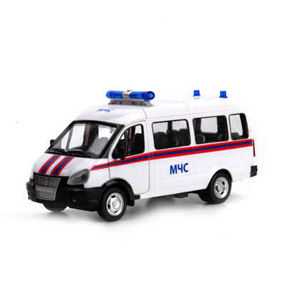 Технопарк Машина инерционная ГАЗ МЧС, пластмассовая, X600-H09004-R, производитель Симбат, ISBN 469-0-59008-697-1№ 2
