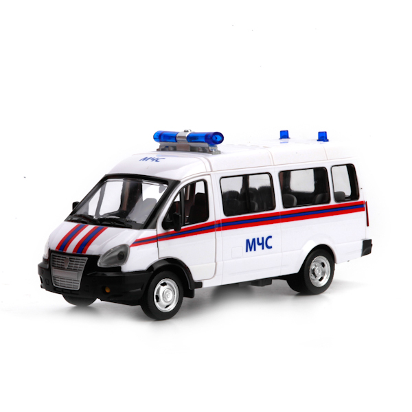 Технопарк Машина инерционная ГАЗ МЧС, пластмассовая, X600-H09004-R, производитель Симбат, ISBN 469-0-59008-697-1, № 2