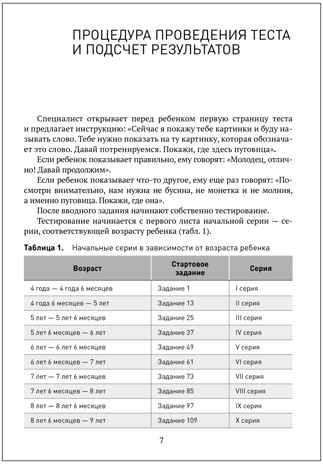 Рисуночный тест для оценки пассивного словарного запаса. Карточки для работы с детьми 4-8 лет с методическим пособием. ФГОС. ФОП, производитель МОЗАИКА-СИНТЕЗ , ISBN 978-5-43154-540-5№ 6
