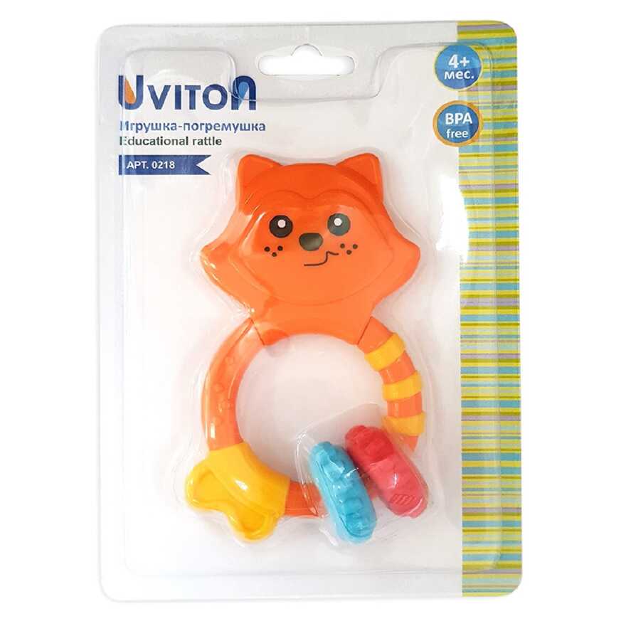 Погремушка Uviton Fox Eric Оранжевая 0218, производитель Uviton, ISBN 462-7-10496-462-3, № 2