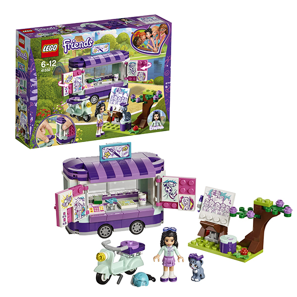 LEGO Friends 41332 Передвижная творческая мастерская Эммы, производитель LEGO (ЛЕГО), ISBN 570-2-01607-743-8, № 1