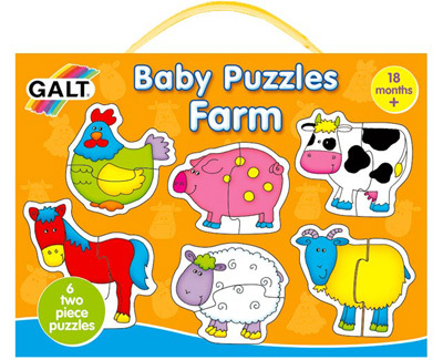 GALT. Пазл для самых маленьких &quot;Ферма&quot;, производитель Galt Toys, ISBN 501-1-97952-641-0, № 1