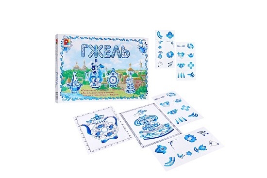 Развивающие игры Гжель, арт. C-860, производитель Радуга, ISBN 466-0-00701-156-8, № 2