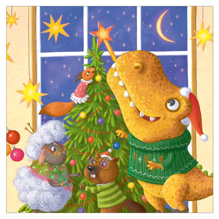 Тираннозавр в библиотеке (серия «Книжный клуб. Почитаем вместе?»), книга для чтения, производитель МОЗАИКА kids , ISBN 978-5-43154-624-2, № 11