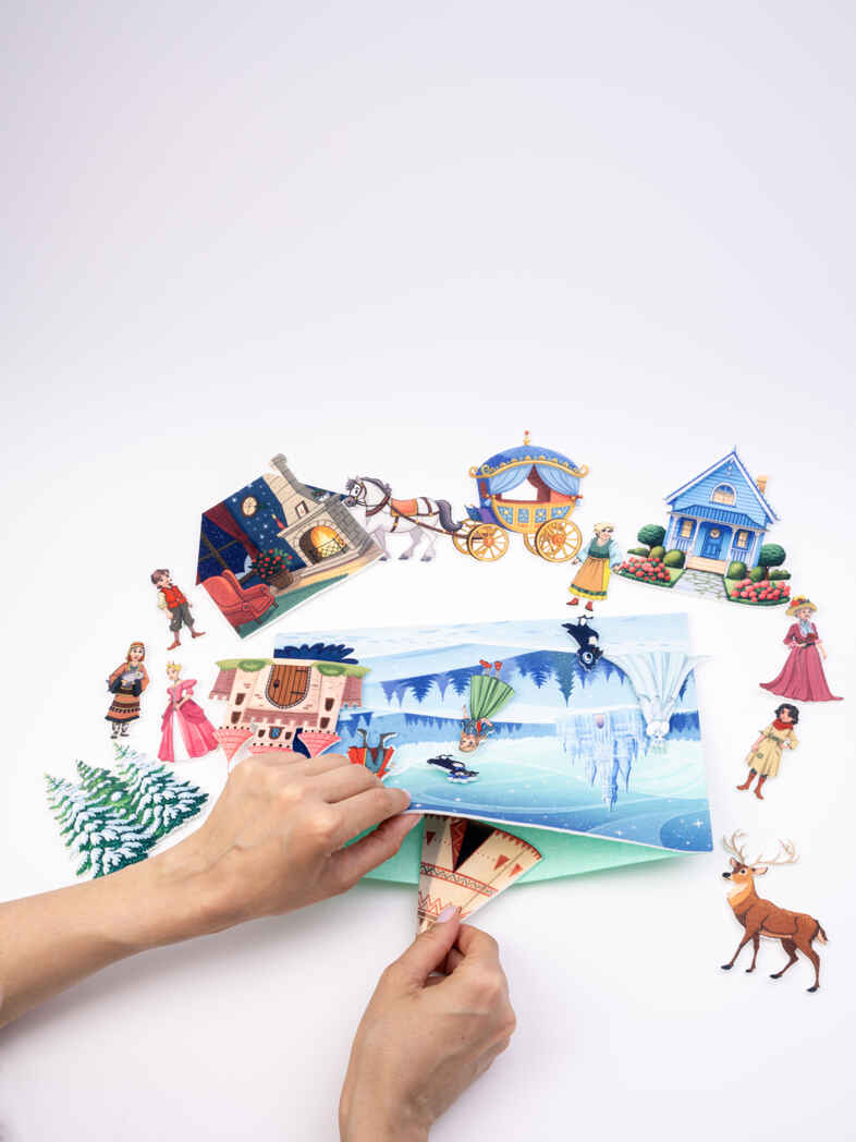 Снежная Королева (фетр), арт. LIP1198, производитель Веселые липучки LIP-LIP, ISBN 460-9-21800-175-3, № 4