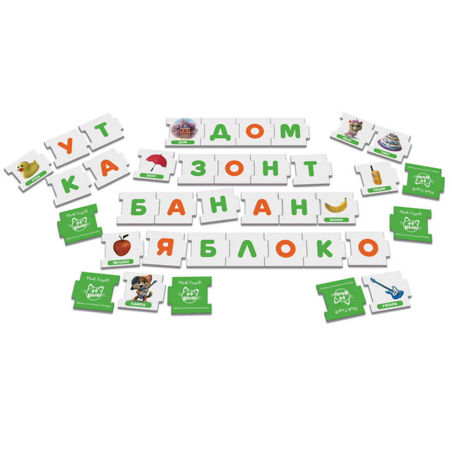 Игра развивающая 44 Котенка &quot;Составь слово&quot;, арт.VT5202-08, производитель Я РАСТУ ТОЙЗ, ISBN 482-0-19505-867-1, № 3