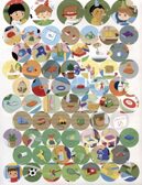 Виммельбух с наклейками. Детский сад, производитель Malamalama (Маламалама), ISBN 978-5-00230-190-4, № 4