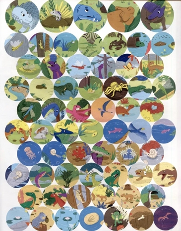 Виммельбух с наклейками. Динозавры, производитель Malamalama (Маламалама), ISBN 978-5-00230-189-8№ 4