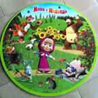 Коврик-пазл Маша и Медведь, 21 сегмент, производитель Симбат, ISBN 469-0-59006-926-4, № 1