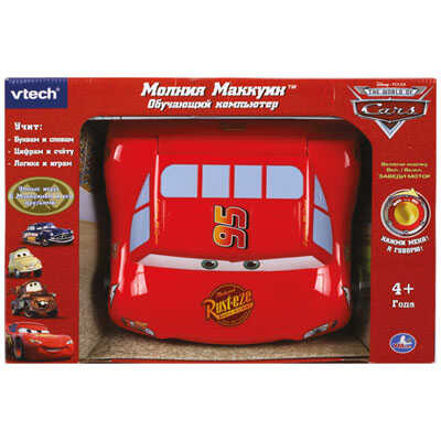 Обучающий компьютер Vtech Молния Маккуин на бат. озвуч., 15 программ в рус. кор., производитель Vtech, ISBN 464-0-00171-132-9№ 1