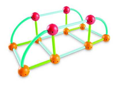LER9293 Развивающая игрушка "Погружение в геометрию.СТЕМ" с карточками (58 элементов), производитель Learning Resources, ISBN 76-5-02309-293-6№ 3