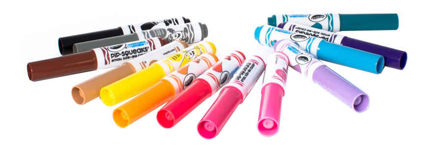 14 смываемых мини-маркеров, производитель Crayola, ISBN 007-1-66208-343-4, № 2