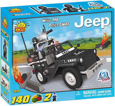 Конструктор пласт.COBI &quot;Спецназ Willys MB&quot;,140 дет, производитель COBI, ISBN 590-2-25101-531-2№ 1