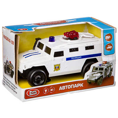 Автопарк. Внедорожник - пластиковая машинка 1:29 (свет, звук), арт.9706F, производитель Play Smart (Плэй Смарт), ISBN 460-2-01048-528-8№ 1