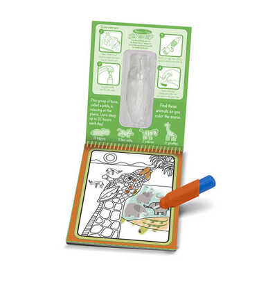 Рисуем водой Сафари, производитель Melissa & Doug (Мелисса &Дог), ISBN 000-0-77209-441-2№ 2