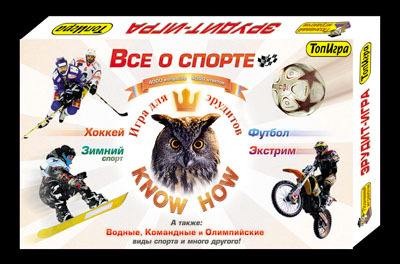 Эрудит-игра &quot;Все о спорте&quot;, производитель Топ Игрушка (ИгриКо), ISBN 460-7-03766-570-5, № 1