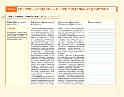 Блокнот педагога второй младшей группы детского сада. Познавательное развитие, производитель Просвещение , ISBN 978-5-09114-328-7№ 4