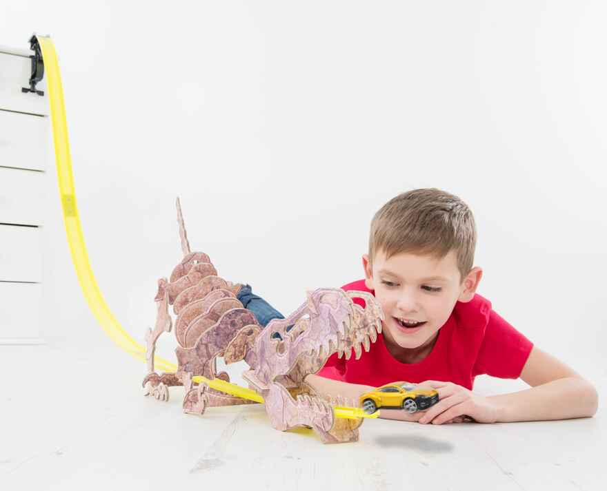 "Динозавры - Раптор" (Трек для машинок) , арт. 1416081.00, производитель HTI (ЭйчТиАй), ISBN 505-0-84160-811-3, № 2