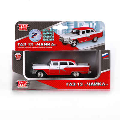 Технопарк. Машина инерционная ГАЗ Чайка, арт. X600-H09083-R, производитель Симбат, ISBN 469-0-59008-702-2№ 1