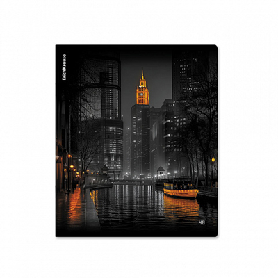 Тетрадь общая ученическая Urban Lights, 48 листов, клетка, арт. 63310, производитель ErichKrause® (Эрих Краузе), ISBN 460-1-92163-310-8№ 2
