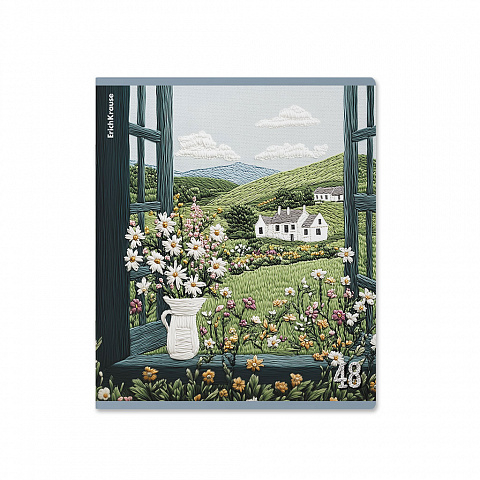 Тетрадь общая ученическая Fancy Field, 48 листов, клетка, арт. 64866, производитель ErichKrause® (Эрих Краузе), ISBN 460-1-92164-866-9, № 9