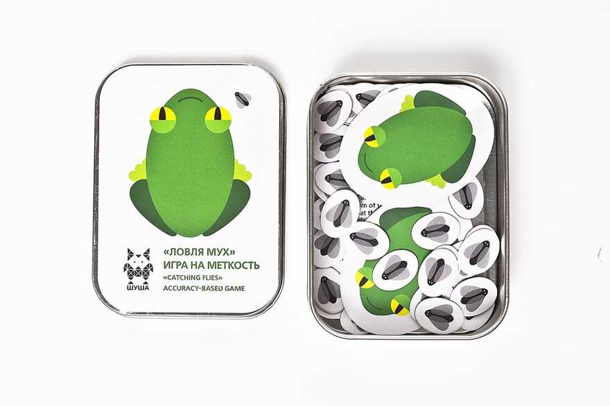 Shusha &quot;Ловля мух&quot;. Игра на меткость. 1-2 игрока, производитель АльДенте, ISBN 463-0-01449-014-4, № 1