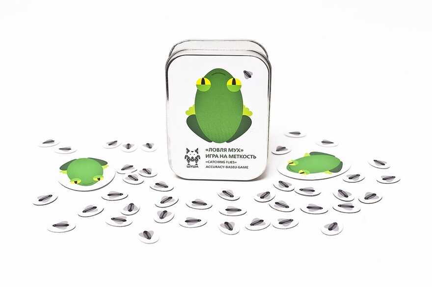 Shusha &quot;Ловля мух&quot;. Игра на меткость. 1-2 игрока, производитель АльДенте, ISBN 463-0-01449-014-4, № 2