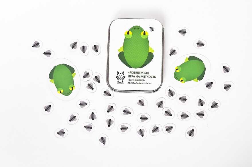 Shusha &quot;Ловля мух&quot;. Игра на меткость. 1-2 игрока, производитель АльДенте, ISBN 463-0-01449-014-4, № 3