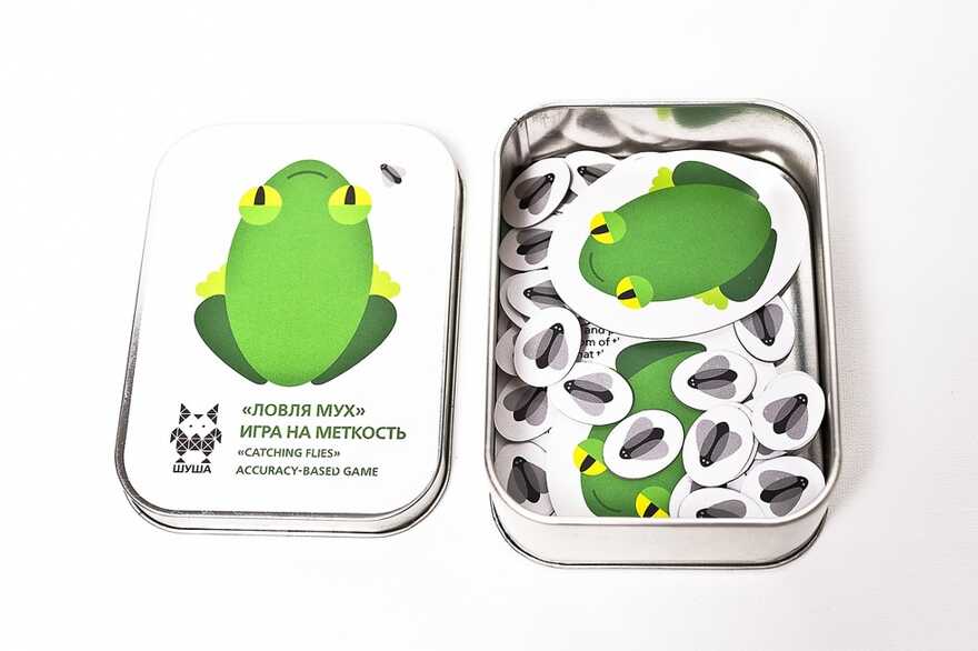 Shusha &quot;Ловля мух&quot;. Игра на меткость. 1-2 игрока, производитель АльДенте, ISBN 463-0-01449-014-4, № 5
