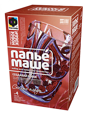 Фантазер Папье-маше Ягоды (387004), производитель Фантазёр, ISBN 460-7-01271-121-2, № 1