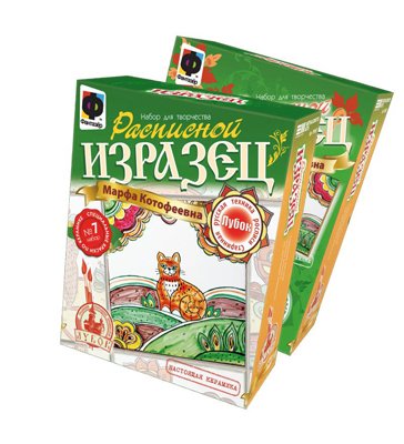 Изразец расписной Лубок Марфа Котофеевна (705007), производитель Фантазёр, ISBN 465-0-05790-030-1, № 1