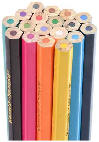 Каляка-Маляка Набор цветных карандашей 18 цветов, шестигранные с заточкой, арт. ККМ18, производитель ФАРМ, ISBN 460-2-72300-387-8№ 7