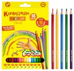 Каляка-Маляка Набор цветных карандашей 18 цветов, шестигранные с заточкой, арт. ККМ18, производитель ФАРМ, ISBN 460-2-72300-387-8, № 8