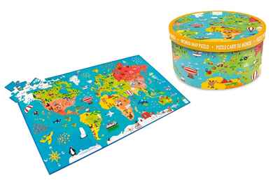 Пазл из картона Карта мира &quot;PUZZLE 150pcs -  WORLD MAP&quot;, арт. 6181076, производитель Indigo (Индиго), ISBN 541-4-56181-076-6№ 1