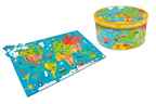 Пазл из картона Карта мира &quot;PUZZLE 150pcs -  WORLD MAP&quot;, арт. 6181076, производитель Indigo (Индиго), ISBN 541-4-56181-076-6, № 1