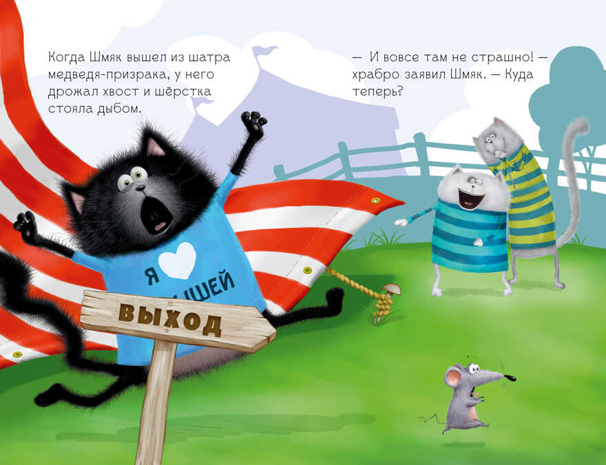 Котенок Шмяк. Котенок Шмяк в парке аттракционов/Скоттон Р., производитель Клевер (Clever) , ISBN 978-5-00211-522-8, № 2