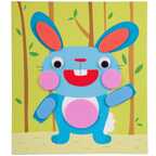 Набор для творчества Аппликация для малышей. Зайчик, арт. ВВ3271, производитель Bondibon (Бондибон), ISBN 489-5-13603-181-5, № 3