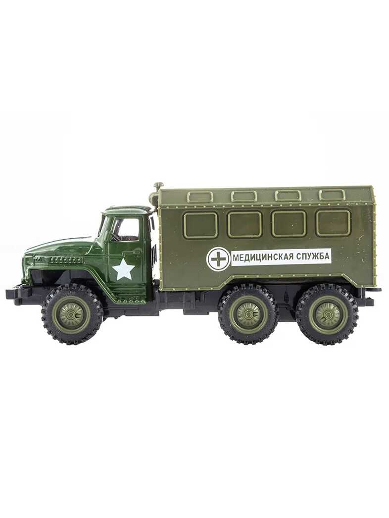 Медицинский военный грузовик, инерционный, арт. 1501190_3, производитель KiddieDrive, ISBN 460-7-80753-494-1, № 3