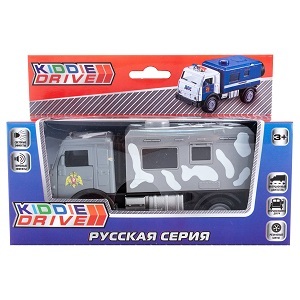 Грузовик KiddieDrive, серый, инерционный механизм, свет/звук, арт. 1501257_4, производитель KiddieDrive, ISBN 460-7-80753-722-5, № 1