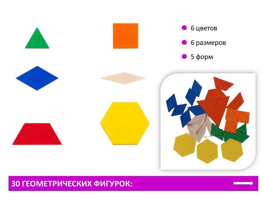 Набор учебно-игровой «Геометрическое зеркало», ISBN 200-9-46939-125-2, № 6