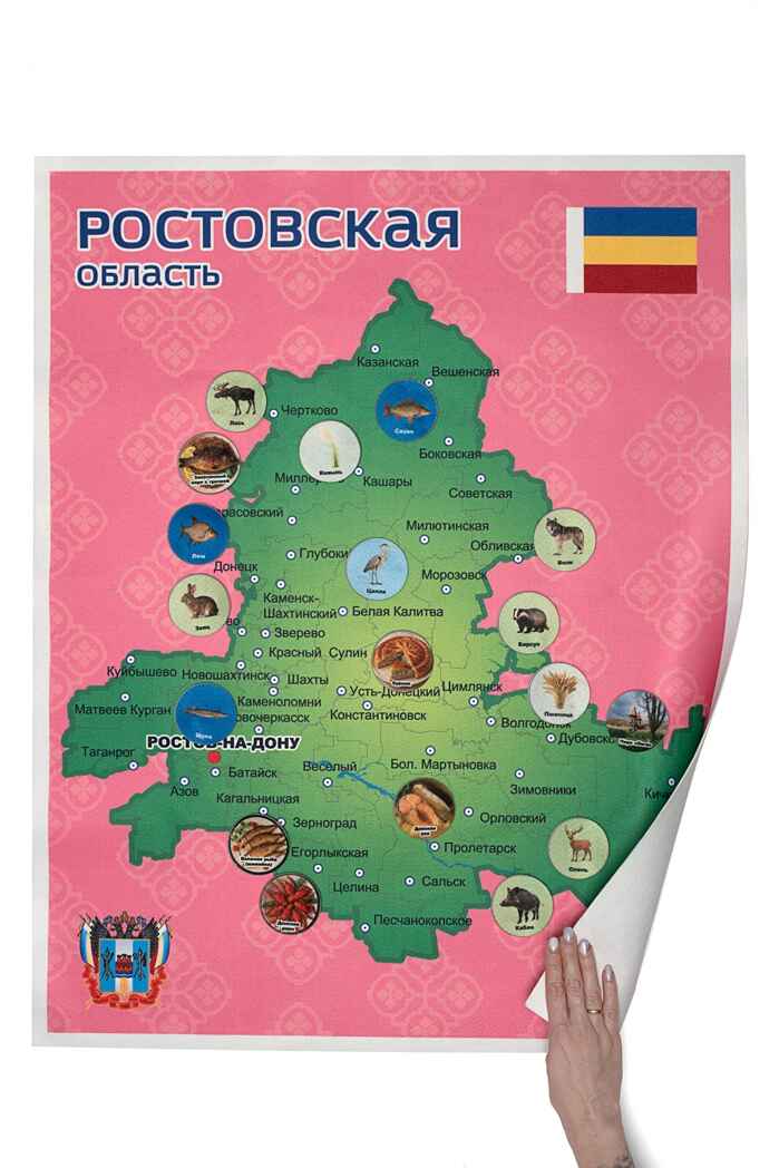 Ростовская область. Панно, арт. LIP1508, производитель Веселые липучки LIP-LIP, ISBN 200-0-73819-124-5, № 1