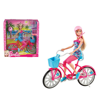 Маттел Barbie. Игровой набор Прогулка на велосипеде, производитель Симбат, ISBN 693-4-61944-165-4, № 1