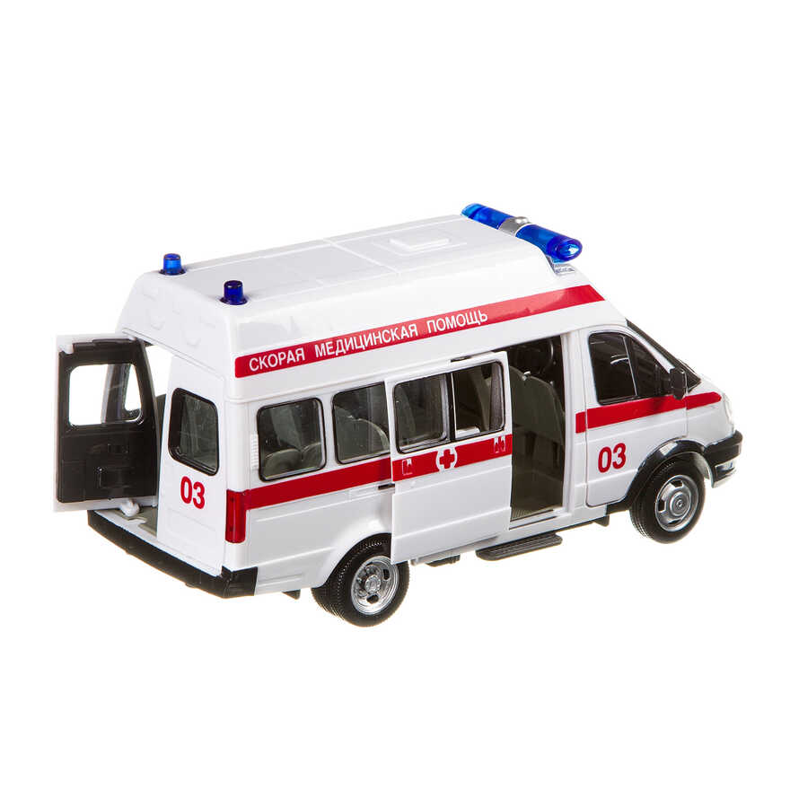 Автопарк. Микроавтобус - инерционная пластиковая машинка 1:29, арт.9707-B, производитель Play Smart (Плэй Смарт), ISBN 460-2-01056-688-8, № 2