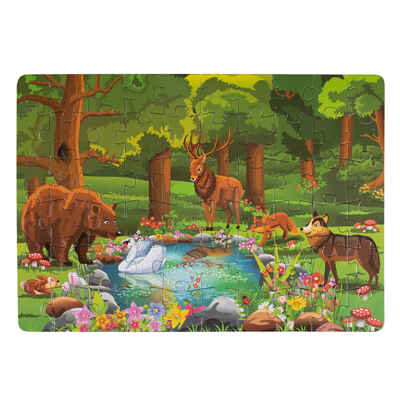 Игра детская настольная 60 Животные, арт. RI6002, производитель Dream Makers (Дрим Мейкерс), ISBN 481-4-71800-214-2№ 2