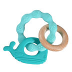 Силиконовая игрушка-прорезыватель с буком SEA (мятный/синий), арт. 0616/02, производитель Uviton, ISBN 465-7-78025-267-7, № 3