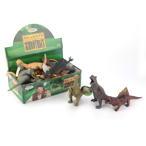Тянучка-динозавр в ассортименте (1 шт.), арт. W6328-DINOSAURS, производитель Симбат, ISBN 469-0-38301-080-0, № 1