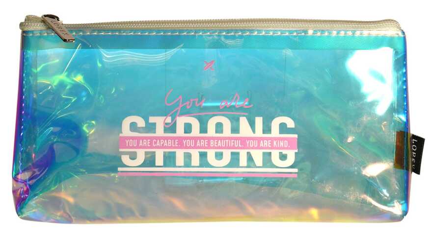 Пенал-косметичка PLANE STYLE HOLO STRONG, молния, арт. LXPCPSH-ST, производитель ФАРМ, ISBN 460-2-72315-354-2, № 1