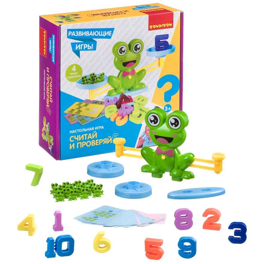 Обучающие игры Bondibon Настольная игра Считай и проверяй 5, арт. ВВ4674, производитель Bondibon (Бондибон), ISBN 489-5-13604-689-5, № 4