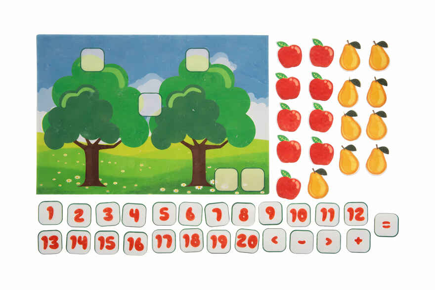 Учимся считать фетр , арт. LIP1221, производитель Веселые липучки LIP-LIP, ISBN 460-9-21800-196-8, № 1