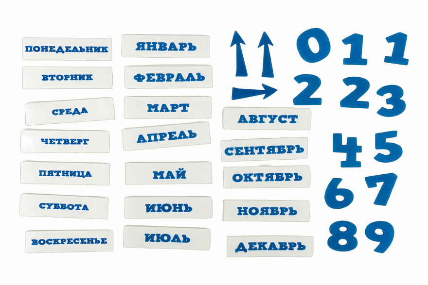 Календарь природы панно, арт. LIP1203, производитель Веселые липучки LIP-LIP, ISBN 460-9-21800-178-4, № 2